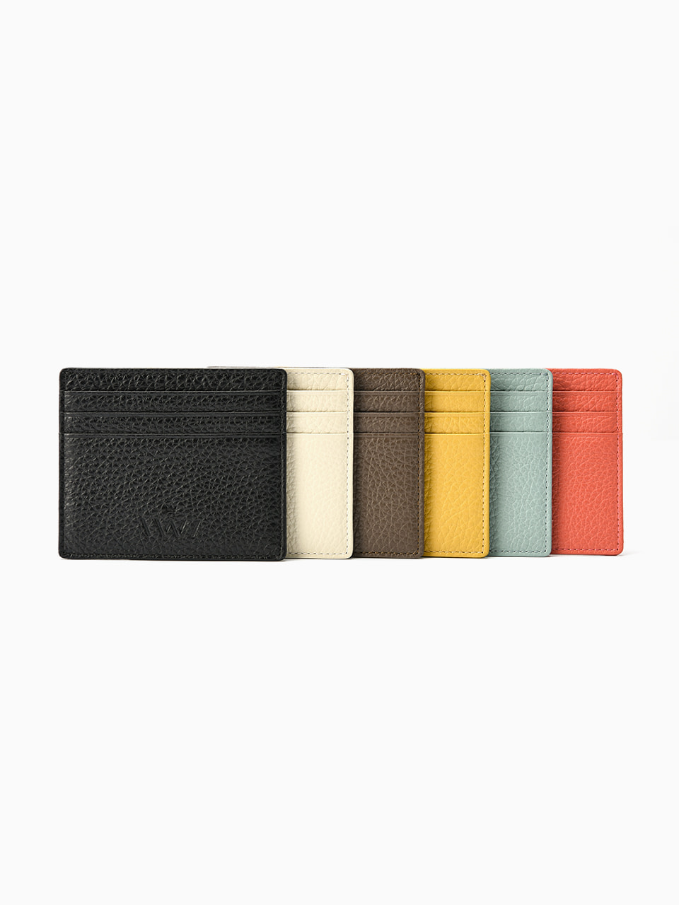 CARD CASE (카드케이스) Black・Ivory・Brown・Yellow・Mint・Coral